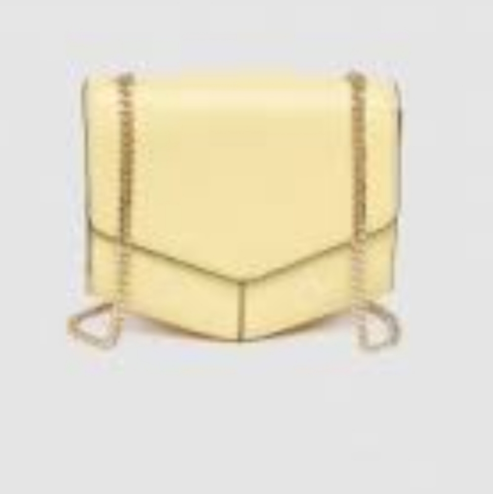 Sandro lou pm yellow mini purse
